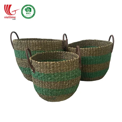 Seagrass Storage Basket Set