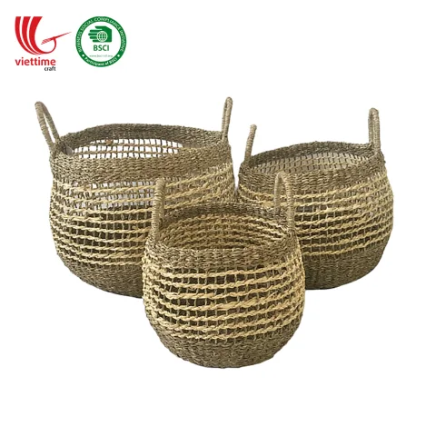 Seagrass Storage Basket Set