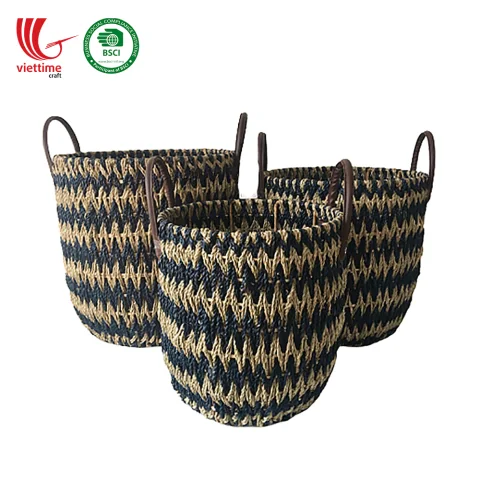 Seagrass Storage Basket Set