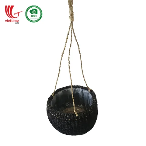 Seagrass Hanging Planter