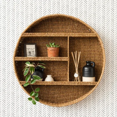 Seagrass Wall Shelf