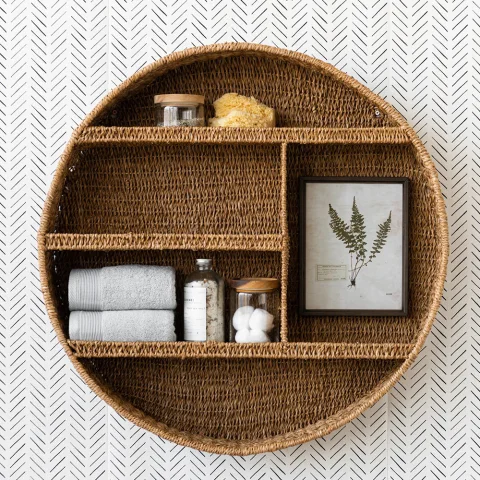 Seagrass Wall Shelf