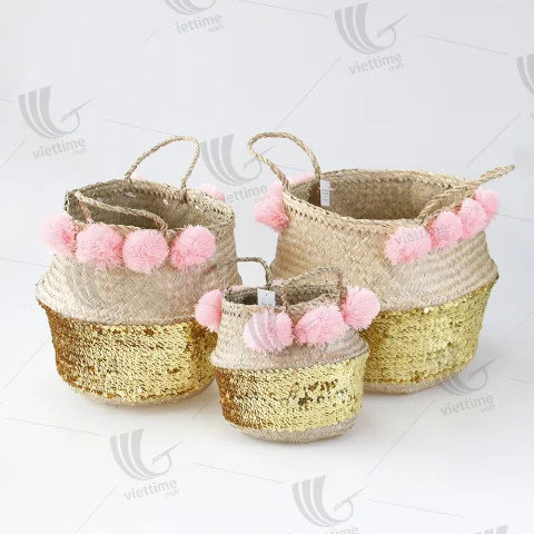 Seagrass Belly Basket