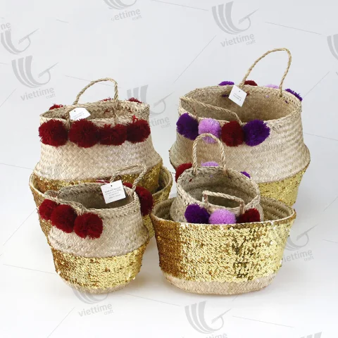 Seagrass Belly Basket