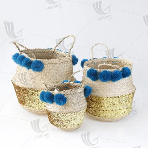 Seagrass Belly Basket
