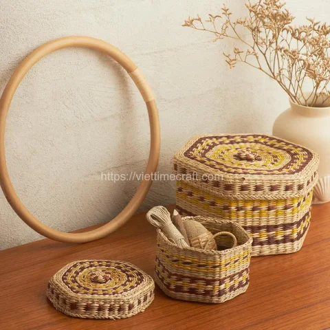 Seagrass Storage Basket Set