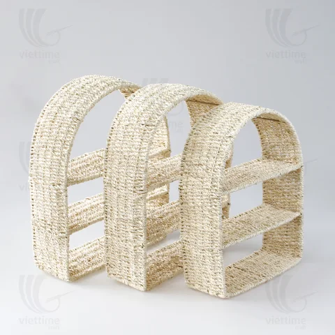 Rattan Export Straw Doll Bookcase Set - REX-C00543