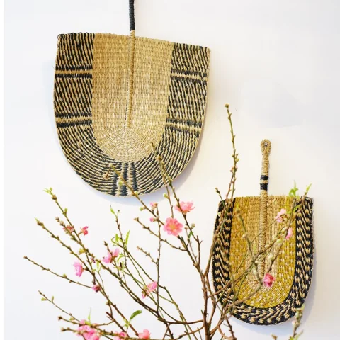 Seagrass Fan Decor
