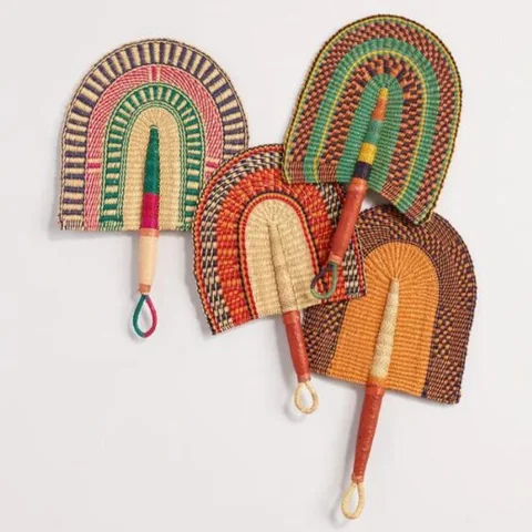 Seagrass Fan Decor