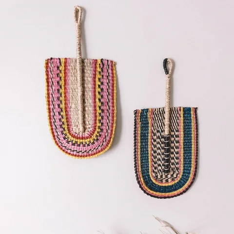 Seagrass Fan Decor