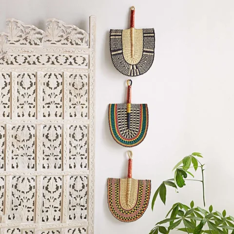 Seagrass Fan Decor