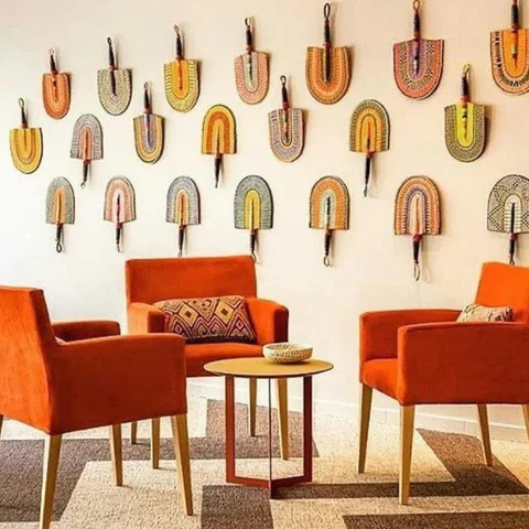 Seagrass Fan Decor
