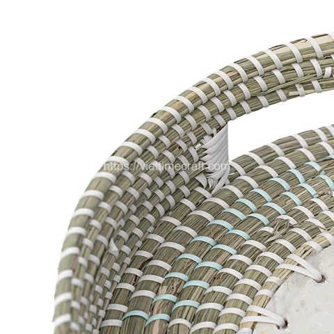 Mother Of Pearl Seagrass Tray