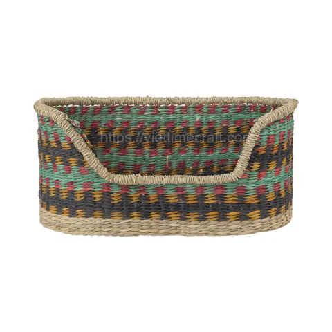Rattan Export Hierba marina mascota cesta - REX-C00579