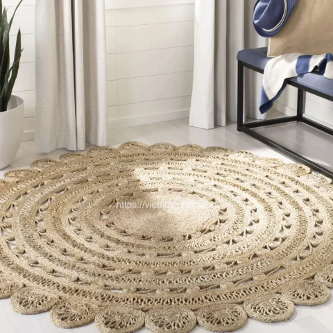 Flower Seagrass Rug Cheap Price