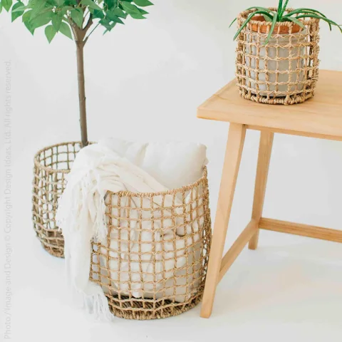 Set Of 3 Seagrass Basket Wholesale