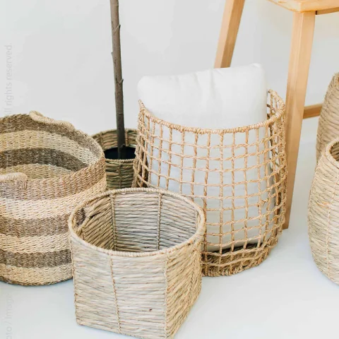 Set Of 3 Seagrass Basket Wholesale