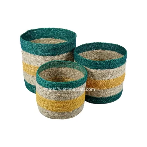 Unique Design Seagrass Basket 3 Pieces
