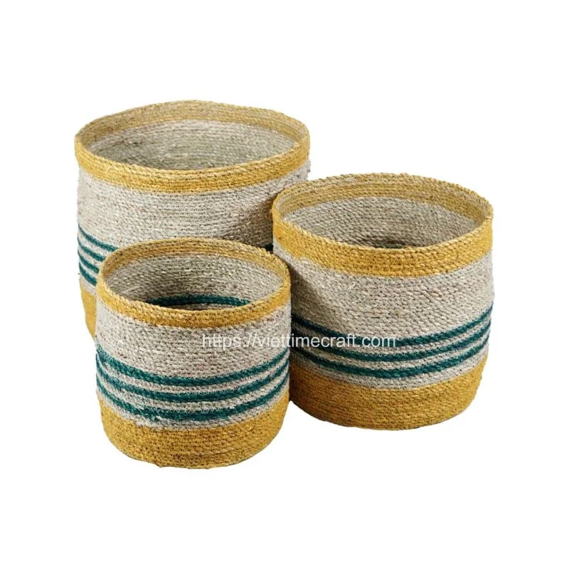 Cheap Price Seagrass Storage Basket 3 Pieces