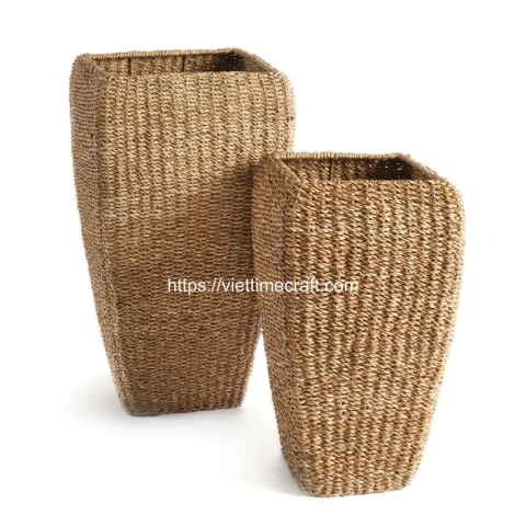 Set Of 2 Seagrass Planter Wholesale