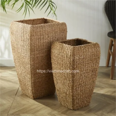 Set Of 2 Seagrass Planter Wholesale