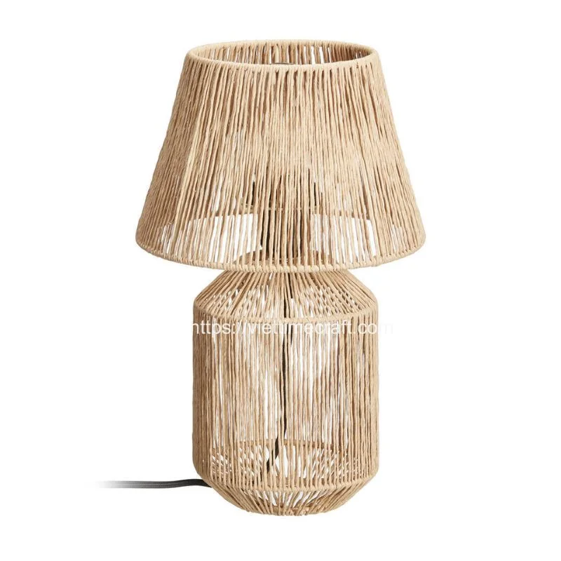 Hand Woven Seagrass Table Lamp Wholesale
