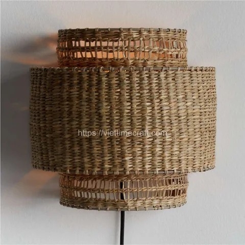 Natural Seagrass Lampshade Wall Mounted Wholesale