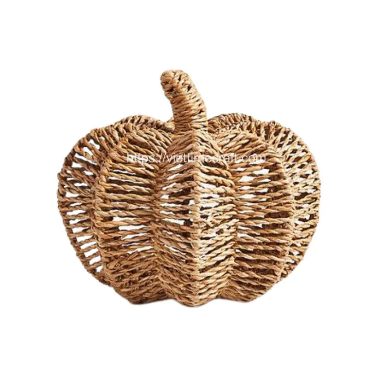 Seagrass Pumpkin Decoration for Halloween