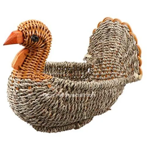 Rattan Export Seagrass Turkey Basket for Thanksgiving - REX-C00624