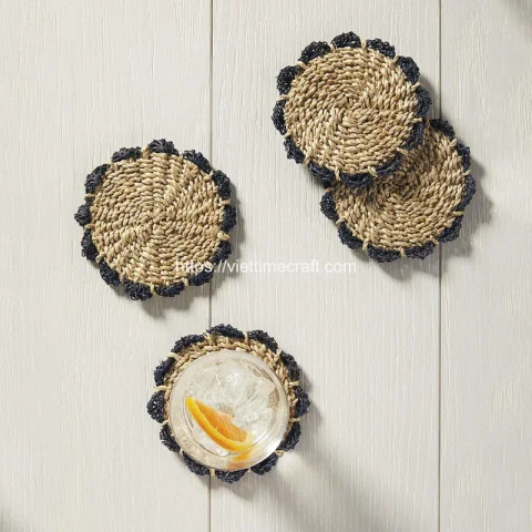 Set of 4 Seagrass Coaster