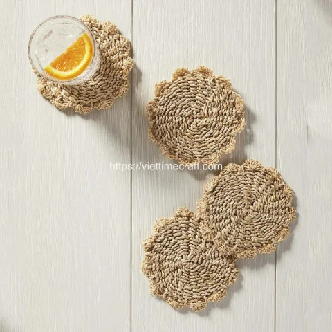 Set of 4 Seagrass Coaster