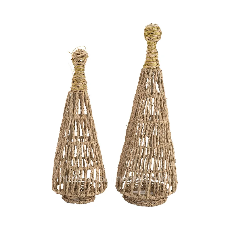 Hand Woven Seagrass Christmas Tree