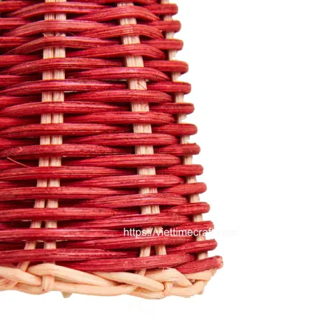 Red Rattan Christmas Bell Wholesale