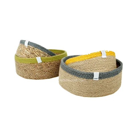 Handwoven Seagrass Basket Vietnam Factory