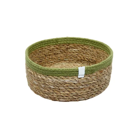 Handwoven Seagrass Basket Vietnam Factory