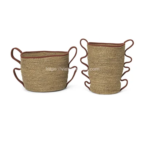 Set of 2 Seagrass Storage Basket Cheap Price – C00648