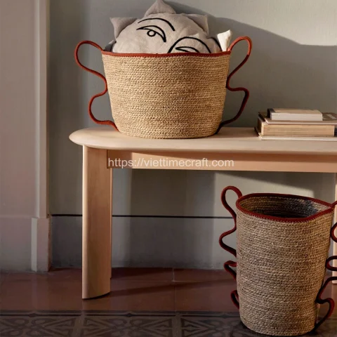 Set of 2 Seagrass Storage Basket Cheap Price – C00648