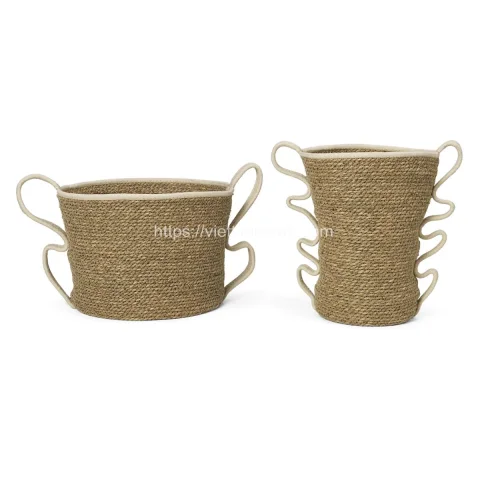 Set of 2 Seagrass Storage Basket Cheap Price – C00648