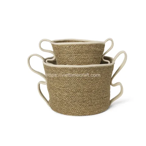Set of 2 Seagrass Storage Basket Cheap Price – C00648