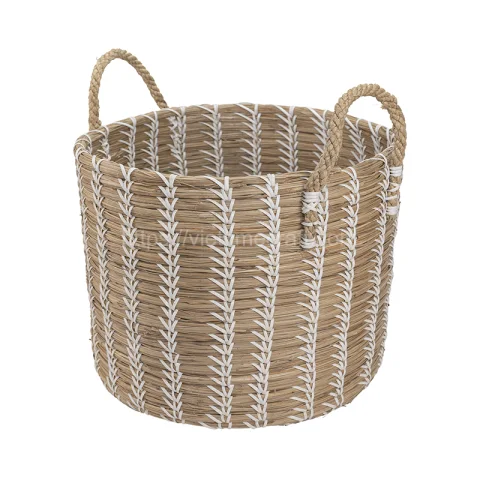 Natural Seagrass Basket with plastic string