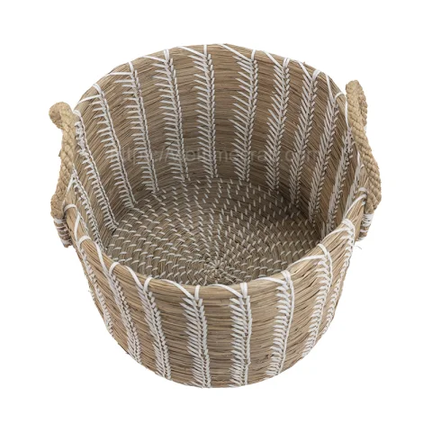 Natural Seagrass Basket with plastic string