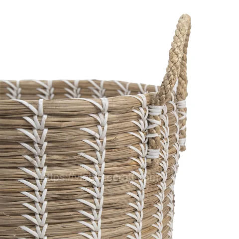 Natural Seagrass Basket with plastic string