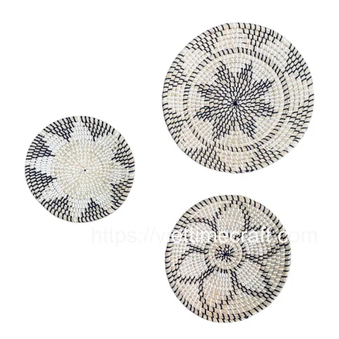 Set 3 Piece Woven Seagrass Wall Decor Wholesale