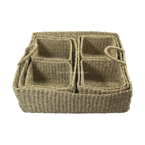 Saving On Shipping Cost Set Of 6 Seagrass Basket Vietnam