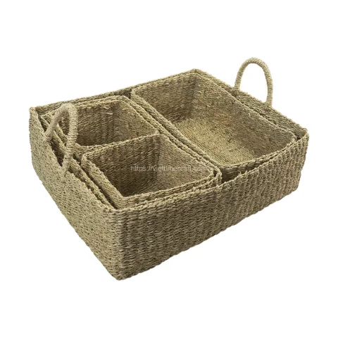 Saving On Shipping Cost Set Of 6 Seagrass Basket Vietnam