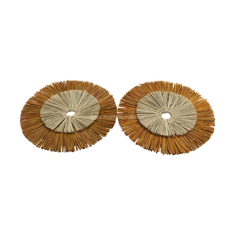 Set 2 Pieces Of Woven Seagrass Wall Decor Wholesale