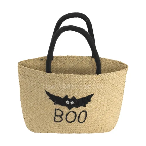 Halloween Seagrass Handbag Vietnam Wholesale