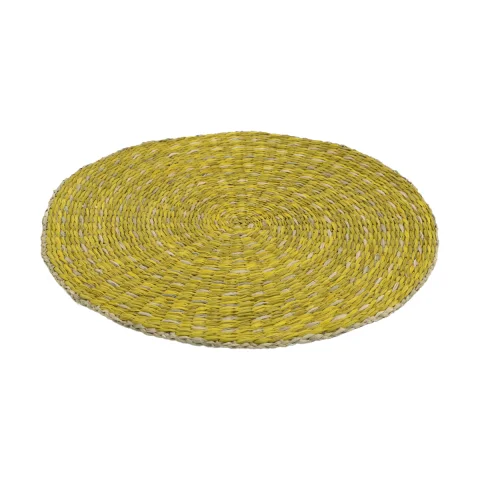 Yellow Color Natural Seagrass Placemat