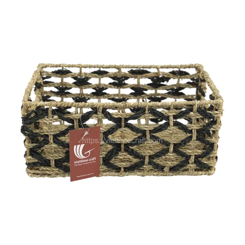 Black Natural Seagrass Basket Vietnam Wholesale
