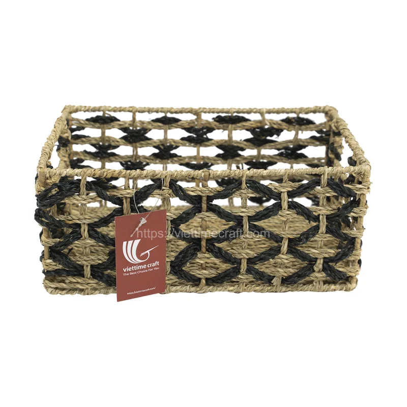 Black Natural Seagrass Basket Vietnam Wholesale